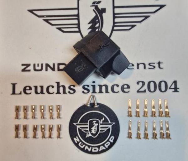 Kabelbaum 29 teilige Steckverbindung Cockpit – verbesserte Ausführung – Zündapp Typ 517 529 530 rundes Cockpit KS 50 GTS 50